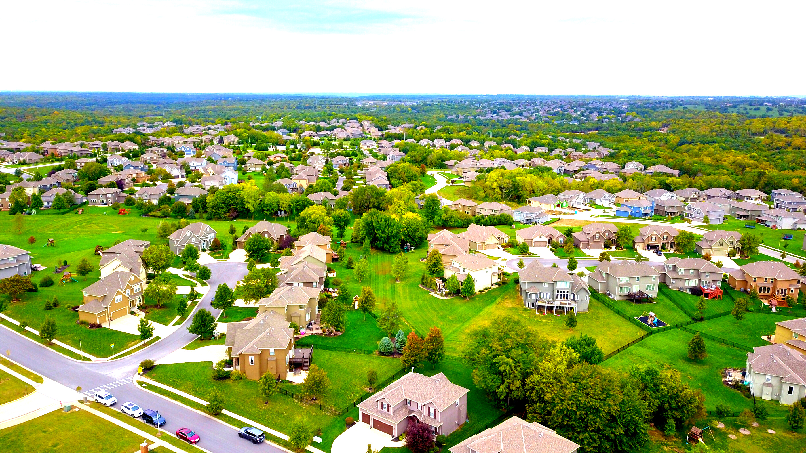 Aerial Photography of Gray Houses